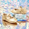 imageGINFIVE Toddler Girls Dress Shoes Little Girls Mary Janes Ballerina Flats Shoes ToddlerGh26gold
