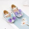 imageGINFIVE Toddler Girls Dress Shoes Little Girls Mary Janes Ballerina Flats Shoes ToddlerGf384silver