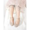 imageGINFIVE Toddler Girls Dress Shoes Little Girls Mary Janes Ballerina Flats Shoes ToddlerGh21champagne