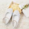 imageGINFIVE Toddler Girls Dress Shoes Little Girls Mary Janes Ballerina Flats Shoes ToddlerGh21white