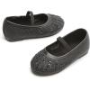 imageGINFIVE Toddler Girls Dress Shoes Little Girls Mary Janes Ballerina Flats Shoes ToddlerGh22black