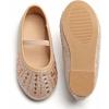 imageGINFIVE Toddler Girls Dress Shoes Little Girls Mary Janes Ballerina Flats Shoes ToddlerGh22gold