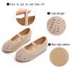 imageGINFIVE Toddler Girls Dress Shoes Little Girls Mary Janes Ballerina Flats Shoes ToddlerGh22gold