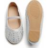 imageGINFIVE Toddler Girls Dress Shoes Little Girls Mary Janes Ballerina Flats Shoes ToddlerGh22silver