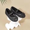imageGINFIVE Toddler Girls Dress Shoes Little Girls Mary Janes Ballerina Flats Shoes ToddlerGh23black