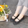 imageGINFIVE Toddler Girls Dress Shoes Little Girls Mary Janes Ballerina Flats Shoes ToddlerGh23black