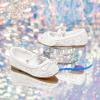 imageGINFIVE Toddler Girls Dress Shoes Little Girls Mary Janes Ballerina Flats Shoes ToddlerGh24white