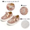 imageGINFIVE Toddler Girls Sneakers Little Girls Slip On Shoes Glitter Sneakers ToddlerGs05multicolor