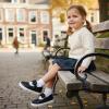 imageGINFIVE Toddler Girls Sneakers Little Girls Slip On Shoes Glitter Sneakers ToddlerGs07black