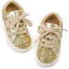 imageGINFIVE Toddler Girls Sneakers Little Girls Slip On Shoes Glitter Sneakers ToddlerGold Gs06
