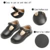 image:imageGINFIVE Toddler Girls Dress Shoes Little Kids Flats School Mary Janes ShoesGf287  Black