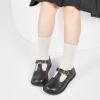image:imageGINFIVE Toddler Girls Dress Shoes Little Kids Flats School Mary Janes ShoesGf287  Black