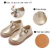 image:imageGINFIVE Toddler Girls Dress Shoes Little Kids Flats School Mary Janes ShoesGf287  Gold