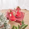 image:imageGINFIVE Toddler Girls Dress Shoes Little Kids Flats School Mary Janes ShoesGf287  Red