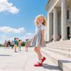 image:imageGINFIVE Toddler Girls Dress Shoes Little Kids Flats School Mary Janes ShoesGf287  Red