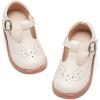 image:imageGINFIVE Toddler Girls Dress Shoes Little Kids Flats School Mary Janes ShoesGf287  Off White