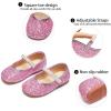 image:imageGINFIVE Toddler Girls Dress Shoes Little Girls Mary Janes Ballerina Flats Shoes ToddlerGa01pink