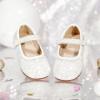 image:imageGINFIVE Toddler Girls Dress Shoes Little Girls Mary Janes Ballerina Flats Shoes ToddlerGa01white