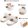 image:imageGINFIVE Toddler Girls Dress Shoes Little Girls Mary Janes Ballerina Flats Shoes ToddlerGa08white