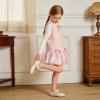 image:imageGINFIVE Toddler Girls Dress Shoes Little Girls Mary Janes Ballerina Flats Shoes ToddlerGa09nude