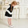 image:imageGINFIVE Toddler Girls Dress Shoes Little Girls Mary Janes Ballerina Flats Shoes ToddlerGa09white