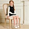 image:imageGINFIVE Toddler Girls Dress Shoes Little Girls Mary Janes Ballerina Flats Shoes ToddlerGa09white