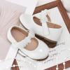 image:imageGINFIVE Toddler Girls Dress Shoes Little Girls Mary Janes Ballerina Flats Shoes ToddlerGa09white