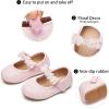 image:imageGINFIVE Toddler Girls Dress Shoes Little Girls Mary Janes Ballerina Flats Shoes ToddlerGa10light Pink