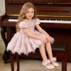 image:imageGINFIVE Toddler Girls Dress Shoes Little Girls Mary Janes Ballerina Flats Shoes ToddlerGa11light Pink