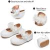 image:imageGINFIVE Toddler Girls Dress Shoes Little Girls Mary Janes Ballerina Flats Shoes ToddlerGa11white