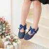 image:imageGINFIVE Toddler Girls Dress Shoes Little Girls Mary Janes Ballerina Flats Shoes ToddlerL06blue