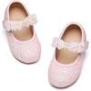 image:imageGINFIVE Toddler Girls Dress Shoes Little Girls Mary Janes Ballerina Flats Shoes ToddlerGa10light Pink