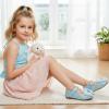 image:imageGINFIVE Toddler Girls Dress Shoes Mary Janes Ballerina Flats for Girls Shoes ToddlerGa07blue