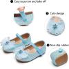 image:imageGINFIVE Toddler Girls Dress Shoes Mary Janes Ballerina Flats for Girls Shoes ToddlerGa07blue