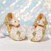 image:imageGINFIVE Toddler Girls Dress Shoes Mary Janes Ballerina Flats for Girls Shoes ToddlerGa07gold