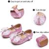 image:imageGINFIVE Toddler Girls Dress Shoes Mary Janes Ballerina Flats for Girls Shoes ToddlerGa07pink