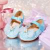 image:imageGINFIVE Toddler Girls Dress Shoes Mary Janes Ballerina Flats for Girls Shoes ToddlerGa12blue