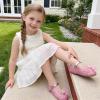 image:imageGINFIVE Toddler Girls Dress Shoes Mary Janes Ballerina Flats for Girls Shoes ToddlerGa12pink