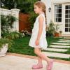 image:imageGINFIVE Toddler Girls Dress Shoes Mary Janes Ballerina Flats for Girls Shoes ToddlerGa12pink