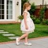 image:imageGINFIVE Toddler Girls Dress Shoes Mary Janes Ballerina Flats for Girls Shoes ToddlerGa12white