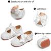 image:imageGINFIVE Toddler Girls Dress Shoes Mary Janes Ballerina Flats for Girls Shoes ToddlerGa13white
