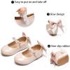 image:imageGINFIVE Toddler Girls Dress Shoes Mary Janes Ballerina Flats for Girls Shoes ToddlerGa14nude