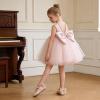image:imageGINFIVE Toddler Girls Dress Shoes Mary Janes Ballerina Flats for Girls Shoes ToddlerGa14nude