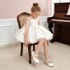 image:imageGINFIVE Toddler Girls Dress Shoes Mary Janes Ballerina Flats for Girls Shoes ToddlerGa14white
