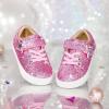 image:imageGINFIVE Toddler Girls Sneakers Little Girls Slip On Shoes Glitter Sneakers ToddlerGm11pink