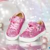 image:imageGINFIVE Toddler Girls Sneakers Little Girls Slip On Shoes Glitter Sneakers ToddlerGm11pink
