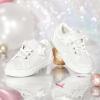 image:imageGINFIVE Toddler Girls Sneakers Little Girls Slip On Shoes Glitter Sneakers ToddlerGm11white