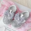 image:imageGINFIVE Toddler Girls Sneakers Little Girls Slip On Shoes Glitter Sneakers ToddlerGm14silver