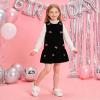 image:imageGINFIVE Toddler Girls Sneakers Little Girls Slip On Shoes Glitter Sneakers ToddlerGm14white