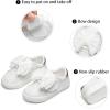 image:imageGINFIVE Toddler Girls Sneakers Little Girls Slip On Shoes Glitter Sneakers ToddlerGm14white
